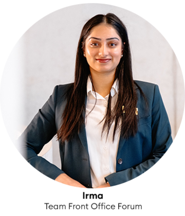 Irma Ahmad, Team Front Office Forum