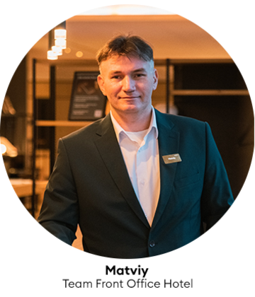Matviy, Team Front Office Hotel