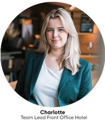 Charlotte Cottin, Team Lead Front Office Hotel